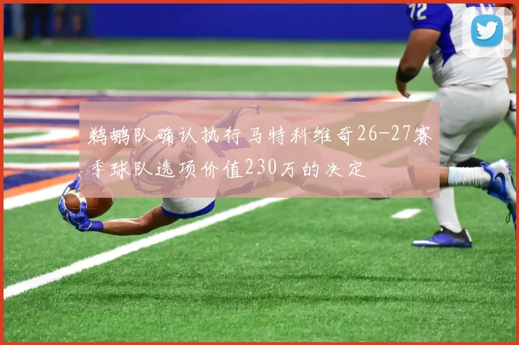 鹈鹕队确认执行马特科维奇26-27赛季球队选项价值230万的决定